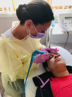 Microblading procedure